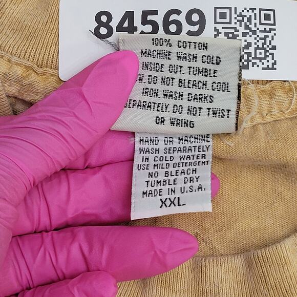 Vintage 90s Native-American Spiritual Shirt 2XL 25x30 Brown - Picture 7 of 14